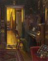 KatNr 047   Richard Böhm, Das Musikzimmer. Um 1900.