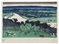 KatNr 453   Siegfried Berndt, Elblandschaft (Blick auf Dresden-Laubegast?) / Elblandschaft (Blick auf Dresden-Loschwitz?). Wohl 1910's