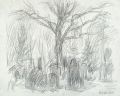 KatNr 810   Wilhelm Rudolph, Dresden – Tolkewitzer Friedhof. 1949.