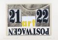 KatNr 588&nbsp;&nbsp; Lutz Fleischer "Zahlen, Zeit & Zugewinn" – "Quersumme 07 / gelb". 2006.
