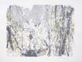 KatNr 833   Chu Teh-Chun, Ohne Titel (Grün-Gelb-Grau). Späte 1980er / frühe 1990's.