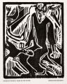 KatNr 421   Christian Rohlfs "Elias in der Wüste" / Aloys Wach "Landschaft mit Frauen". 1919.