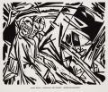 KatNr 421 Christian Rohlfs "Elias in der Wüste" / Aloys Wach "Landschaft mit Frauen". 1919.