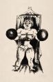 KatNr 442   Richard Ziegler, Gewichtheberin. Wohl späte 1920's.
