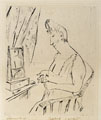 KatNr 486   Paul Kleinschmidt, Vor dem Spiegel. 1922.
