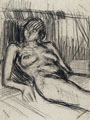 KatNr 284 Lutz Fleischer, Neun Aktzeichnungen bzw. Interieurs. 1979/ 1980.