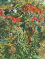 KatNr 261   Otto Westphal, Spätsommerliche Laubkaskaden. Wohl 1950's.
