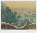 KatNr 721   Karl Rössing, Toskanische Landschaft. 1974/ 1975.