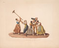 KatNr 395 Michela de Vito, 13 folklorisitsche Szenen aus Italien. Wohl um 1830.