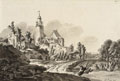 KatNr 367   Adrian Zingg, Burg Stein im Erzgebirge. Um 1775.