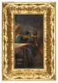 KatNr 259   Rudolf von Voigtländer "Am Kamin". 1901.