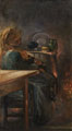 KatNr 259 Rudolf von Voigtländer "Am Kamin". 1901.