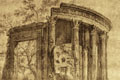 KatNr 366 Giovanni Battista Piranesi "Altra Veduta del tempio della Sibilla in Tivoli". 1761.
