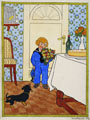 KatNr 441   Gertrud Caspari, Der kleine Gratulant / Im Kinderzimmer. 1906/ 1923.