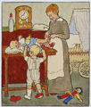KatNr 441 Gertrud Caspari, Der kleine Gratulant / Im Kinderzimmer. 1906/ 1923.