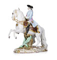 KatNr 812 "Katharina II. zu Pferde". Johann Joachim Kändler für Meissen. 1770.