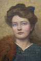 KatNr 245 Fritz Küchler, Bildnis einer Dame mit Fuchsstola. 1908.