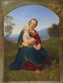 KatNr 206 Johann Gebhard Flatz (zugeschr.), Madonna mit Kind. Wohl Mid 19th cent.