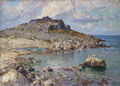 KatNr 243   Eduard Krause-Wichmann "Möweninsel". Wohl frühe 1920's.