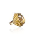 KatNr 882   Unikaler Ring mit großem Citrin-Solitär. Spätes 20th cent.