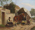 KatNr 207   Karl Wilhelm Hahn, Der junge Gertenschnitzer. 1868.