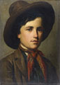 KatNr 210   Paul Rudolf Linke, Bildnis eines jungen Italieners. 1872.