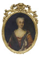 KatNr 197   Daniel de Savoye (wohl nach), möglicherweise Bildnis der Reichsgräfin von Cosel oder Friederike Christiane von Holtzendorff. Schloss Bärenstein. Wohl 1708.