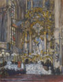 KatNr 096   Gotthardt Kuehl, Altar der Frauenkirche in Dresden. Um 1907.