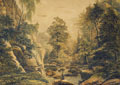 KatNr 036   Christoph Nathe, Die Lochmühle im Liebethaler Grund. 1806.