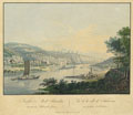 KatNr 048   Conrad Caspar Rordorf "Ansicht der Stadt Schandau". Um 1830.
