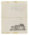 KatNr 518 Hans Poelzig Two sketchbooks: Royal Opera in Berlin. Around 1912.