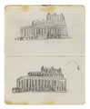 KatNr 518 Hans Poelzig Two sketchbooks: Royal Opera in Berlin. Around 1912.