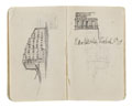 KatNr 517 Hans Poelzig Two sketchbooks: Royal Opera in Berlin, Großes Schaupielhaus in Berlin. Probably around 1904 / around 1912/ 1918.
