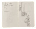 KatNr 517 Hans Poelzig Two sketchbooks: Royal Opera in Berlin, Großes Schaupielhaus in Berlin. Probably around 1904 / around 1912/ 1918.