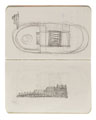 KatNr 517 Hans Poelzig Two sketchbooks: Royal Opera in Berlin, Großes Schaupielhaus in Berlin. Probably around 1904 / around 1912/ 1918.
