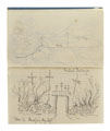 KatNr 519 Hans Poelzig Two sketchbooks: Cemetery and gravestone designs / Großes Schauspielhaus in Berlin. Probably 1918/ 1919.