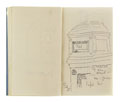 KatNr 519 Hans Poelzig Two sketchbooks: Cemetery and gravestone designs / Großes Schauspielhaus in Berlin. Probably 1918/ 1919.