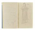 KatNr 519 Hans Poelzig Two sketchbooks: Cemetery and gravestone designs / Großes Schauspielhaus in Berlin. Probably 1918/ 1919.