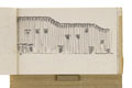 KatNr 520 Hans Poelzig One sketchbook and one sketchbook: Festspielhaus Salzburg. Probably around 1919-23 / around 1925.