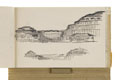 KatNr 520 Hans Poelzig One sketchbook and one sketchbook: Festspielhaus Salzburg. Probably around 1919-23 / around 1925.
