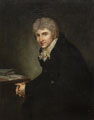 KatNr 185   Therese Emilie Henriette aus dem Winckel (möglicherweise), Bildnis Johannes Daniel Falk (nach Anton Graff). Wohl 1804.