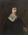 KatNr 195   Wohl französischer Maler, Bildnis Jean Le Long (?), Reims, Champagne. 1643.