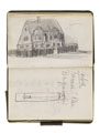KatNr 516 Hans Poelzig Two sketchbooks: Town hall extension in Loewenberg (Silesia), residential buildings, people's house. Around 1903-05 / around 1918.