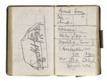 KatNr 516 Hans Poelzig Two sketchbooks: Town hall extension in Loewenberg (Silesia), residential buildings, people's house. Around 1903-05 / around 1918.