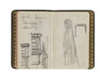 KatNr 516 Hans Poelzig Two sketchbooks: Town hall extension in Loewenberg (Silesia), residential buildings, people's house. Around 1903-05 / around 1918.