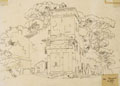 KatNr 059   Gottlob Michael Wentzel (zugeschr.) "Villa Borghese". 1829.