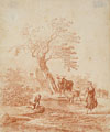 KatNr 24 Johann Christian Klengel, Sieben Hirten- und Weideviehdarstellungen. Wohl 1st quarter 19th cent.