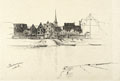 KatNr 051   Rudolf Heinrich Schuster (zugeschr.) "Pünderich / Mosel". 1889.
