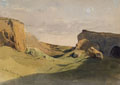 KatNr 043   Heinrich Woldemar Rau, Partie an der Porta San Lorenzo in Bergamo. Wohl 1858– 1860.
