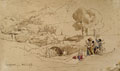 KatNr 057   Franz Albert Venus "Cenazano zum Marienfest". Wohl 1866/ 1869.